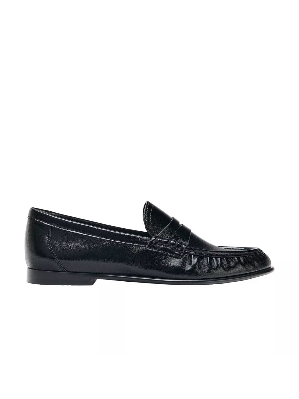 Zara soft rouged loafer